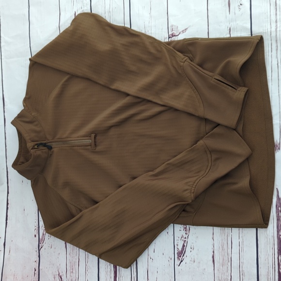 Tru Spec tactical shirt 1/4 zip fleece lined grid pull over, men's med - Picture 2 of 13